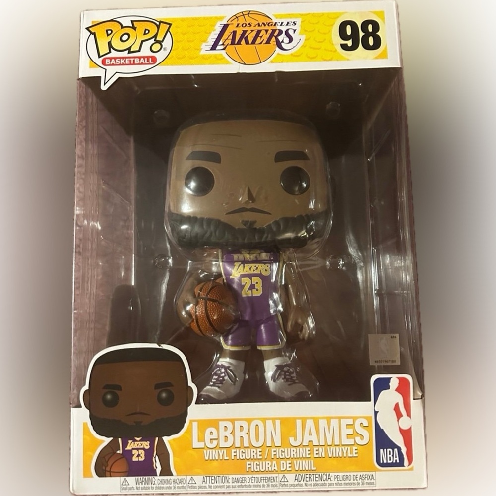 LeBron James Funko Pop! Jumbo 10" # 98 BNIB